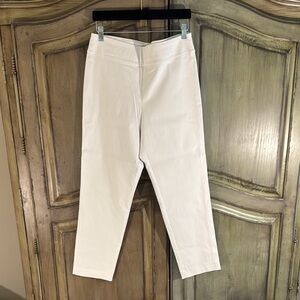 Krazy Larry Stylish White Ankle Pants